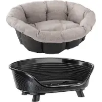 Ferplast Betræk Sofà Tweed beige til kurv Siesta Deluxe (uden kurv) - Størrelse 8: L 85 x B 62 x H 28,5 cm