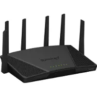 Synology RT6600AX - Trådløs router 4-port switch - 1GbE, 2.5GbE - WAN-porte: 2 - Wi-Fi 6 - Tri-Band