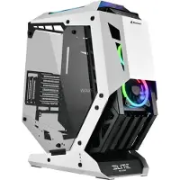 Sharkoon Elite Shark CA700 - Mid tower - ATX - sidepanel med vindue (hærdet glas) - ingen strømforsyning - USB/Lyd