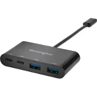 Kensington Hub CH1000 USB-C 4-Port Hub, Black