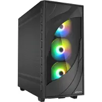 Sharkoon Rebel C80M - Tower - ATX - ingen strømforsyning - USB/Lyd