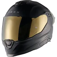 NEXX Y.100R Subsonic Integralhjelm Mat/Sort/Gold XL