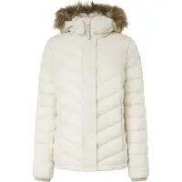 Pepe Jeans Pepe Jeanstil kvinder. PL402480 Babs kort hvid jakke Babs kort hvid (L), Casual, Nylon, Bæredygtig
