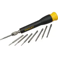Stanley Sats med 16 mikroskruvmejslar med flera blad - - STHT0-62633 - Spår + Phillips + Insex + Torx
