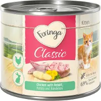 Feringa Økonomipakke: Classic Menu Kitten 24 x 200 g - Kanin & Kylling