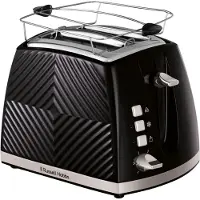 Russell Hobbs Groove Negro 26390-56 Brødrister 2 Riller