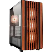 Sharkoon Rebel C70G RGB - Tower - ATX - sidepanel med vindue (hærdet glas) - ingen strømforsyning (ATX) - USB/Lyd