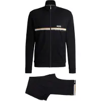BOSS Tracksuit-sæt i bomuld med stræk og signaturstribe samt logo