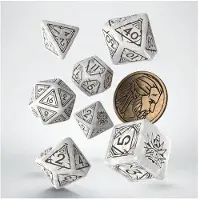 Q-workshop Komplet kostume Wiedzmin: Geralt - Hvid ulv (hvid ulv)