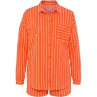 Vivance Pyjamas 'Dreams' orange / hvid