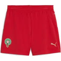 Puma Morocco 2025 Shorts Women, Clothing, Red/Archive Green, XS