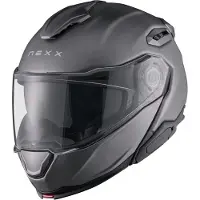 NEXX X.Lifetour Plain Klaphjelm Mat/Grå L