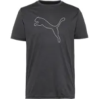 Puma Tad Essentials Meliertes T-shirt Mit Cat Logo, størrelse Small
