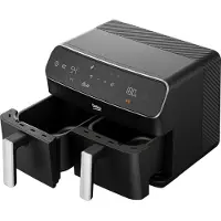 Beko Multifunktionel luftfriture - - FRL5388B - 2400 W - 8,5 L til 2 kg pomfritter - 2 kar - (2x 4,5 L) - Sort