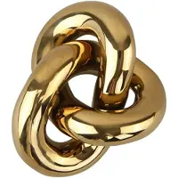 Cooee Design Knot Table large dekoration Light Gold