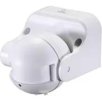 Renkforce vægmonteret/tilbygget HF-bevægelsessensor 1362991, 180°, relæ, hvid IP44 (1362991)
