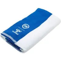 Hummel Odense Boldklub Håndklæde Fan Striped 2024/25 - Blå - , størrelse One Size
