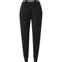 HUGO Pyjamasbukser i jersey med stræk og linning med logo