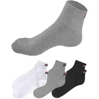 FILA Sokker grå / sort / hvid