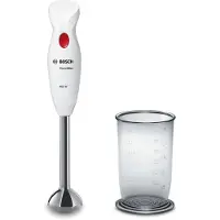 Bosch BOSCH_400 W, stainless mix. leg with Quattro Blade blade, mix. container with scale without lid, white / dark red