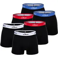 s.Oliver Boksershorts blå / brandrød / sort / hvid