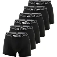 Mustang Boksershorts sort / hvid