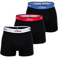 s.Oliver Boksershorts blå / brandrød / sort / hvid