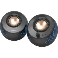 Creative Labs Pebble X - Højttalere - til PC - 2.0-kanal - trådløs - Bluetooth - 15 Watt (Total) - sort