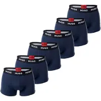 HUGO Boksershorts blå / sort / hvid