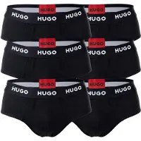 HUGO Slip rød / sort / hvid