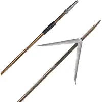 Salvimar Inox 17-4ph Sistema Vuoto 45 Degree Angle Dobbelt Flopper Pneumatisk Spydskaft 7 Mm