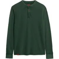 Superdry Vintage Textured Grandad T-shirt Med Lange ærmer
