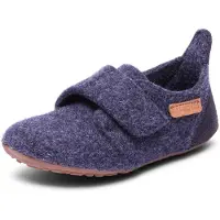 Bisgaard Hjemmesko - Uld - Navy - - 24 - Hjemmesko