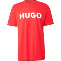 HUGO HUGOtil mænd. 50467556 T-shirt Dulivio rød (S), Casual, Bomuld, Korte ærmer, Bæredygtig