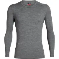 Icebreaker - Skiundertøj - M Merino 260 Oasis LS Crewe Gritstone Heather til UnisexUld - Størrelse XL - Grå