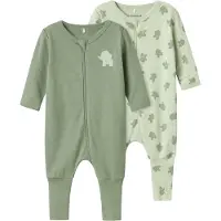 Name it Natdragt - Noos - 2-pak - NbfNightsuit - Sea Foam - - 50 - Natdragt