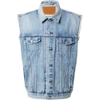 Levi's Vest 'Relaxed Trucker Vest' blue denim