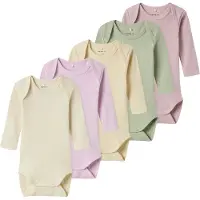 Name it Sparkedragt/Body champagne / chamois / grøn / lilla / lysviolet