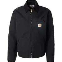 Carhartt WIP - Jakker - Detroit Jacket Rinsed Black / Black til UnisexBomuld - Størrelse L - Sort