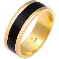 KUZZOI Ring guld / sort
