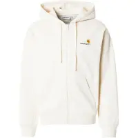 Carhartt WIP Sweatjakke 'American Script' lysebeige