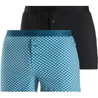 s.Oliver Boksershorts petroleum / sort / hvid