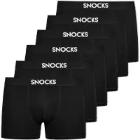 Snocks Boksershorts sort / hvid