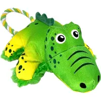 Kong Cozie Tuggz hundelegetøj Alligator - Gr. M/L: ca. L 38 x B 20,3 x H 10,2 cm