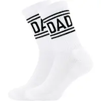 Ewers Sokker 'DAD' sort / hvid