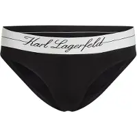 Karl Lagerfeld Panty 'HOTEL' sort / hvid