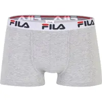 FILA Boksershorts grå-meleret / rød / sort / hvid