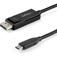 StarTech.com 3.3 ft. (1 m) USB C to DisplayPort 1.4 Cable - Bidirectional - USB / DisplayPort cable - 1 m