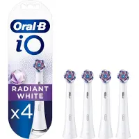 Oral-B iO Radiant White Børstehoveder Hvid, 4 stk.