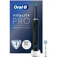 Oral-B Eltandbørste Vitality Pro Sort + ekstra tandbørstehoved